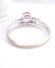 Sch�ner vintage Ring mit rosa Saphir und Diamanten aus 750/000 Weissgold B4492