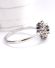 Antiker britischer Art Deco Ring mit Saphir 750 Gelbgold + Platin B4483
