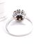 Antiker britischer Art Deco Ring mit Saphir 750 Gelbgold + Platin B4483