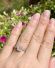Edler vintage Ring mit 0.50ct Brillanten aus 750/000 Weissgold B4495