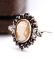 Sch�ner antiker Ring aus 800 Silber mit b�hmischen Granat und Gemme B4500