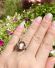Sch�ner antiker Ring aus 800 Silber mit b�hmischen Granat und Gemme B4500