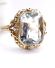 Edler antiker Ring aus 585/000 Gelbgold um 1900 mit 5.60ct Aquamarin B4497