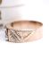 Sch�ner antiker Ring aus 333 Rotgold mit Granat und Saatperlen B4502