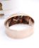 Sch�ner antiker Ring aus 333 Rotgold mit Granat und Saatperlen B4502