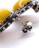 Sch�ne antike Ohrstecker aus 925/000 Silber mit Butterscotch Bernstein B4509