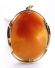 Grosser sch�ner vintage Anh�nger mit Gemme/ Kame� aus 585/000 Gelbgold B4508