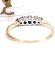 Edler antiker Art Deco Ring mit 0.17ct Diamanten 750 Gelbgold + Platin B4517