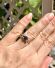 Wundesch�ner antiker Ring mit Saphir + Diamanten 750 Gelbgold + Platin B4512