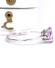 Wundersch�ner Ring mit rosa Saphir und Brillanten aus 750/000 Weissgold B4511