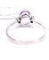 Wundersch�ner Ring mit rosa Saphir und Brillanten aus 750/000 Weissgold B4511