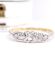 Wundersch�ner antiker Art Deco Ring mit Diamanten 750 Gelbgold + Platin B4516