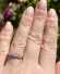 Wundersch�ner antiker Art Deco Ring mit Diamanten 750 Gelbgold + Platin B4516