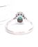 Wundersch�ner Ring mit Smaragd und Brillanten aus 585/000 Weissgold B4514