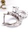 Raffinierte edle Ohrringe mit 0.80ct Brillanten in 585/000 Weissgold B4515