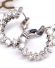 Raffinierte edle Ohrringe mit 0.80ct Brillanten in 585/000 Weissgold B4515