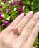 Stattlicher englischer vintage Ring mit Feueropal 375/000 Gelbgold B4522