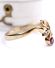 Zauberhafter antiker Jugendstil Ring aus 333/000 Gelbgold als Kirsche B4529