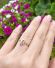Zauberhafter antiker Jugendstil Ring aus 333/000 Gelbgold als Kirsche B4529