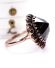 Antiker Ring um 1900 aus 585/000 Rotgold mit b�hmischen Granaten B4545