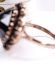 Antiker Ring um 1900 aus 585/000 Rotgold mit b�hmischen Granaten B4545