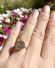Orig. Glenn Lehrer Ring mit Citrin im Quasar-Cut aus 417/000 Gelbgold B4541