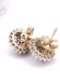 Vintage Ohrstecker aus 375/000 Weissgold mit Diamanten - Schneekugeln- B4533